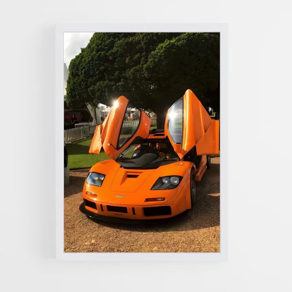 Poster McLaren Orange Blast (vue 3)